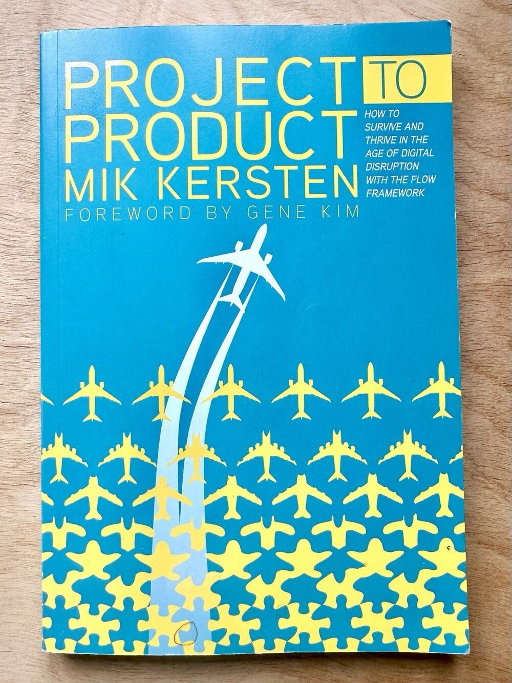 Project to Product Mik Kersten Flow Framework Agile DevOps Paperback Like New